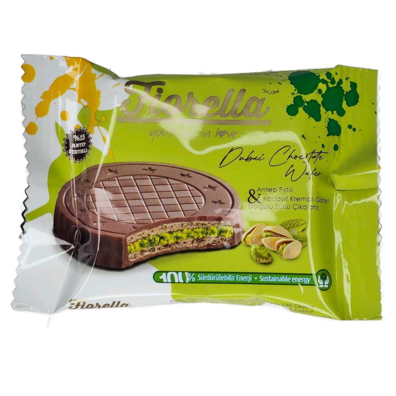 Вафлі Fiorella Dubai з фісташкою 20 г (72685)