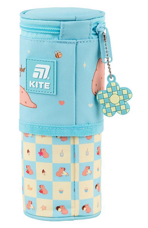 Пенал шкільний KITE Chilling Capybara на 1 відділення з підвіскою (114121)