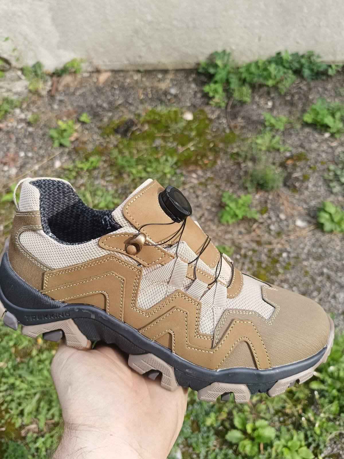 Кросівки чоловічі демісезонні шкіряні с автошнурівкою р. 43 Пісочний - фото 5 Кросівки чоловічі демісезонні шкіряні с автошнурівкою р. 43 Пісочний - фото 5