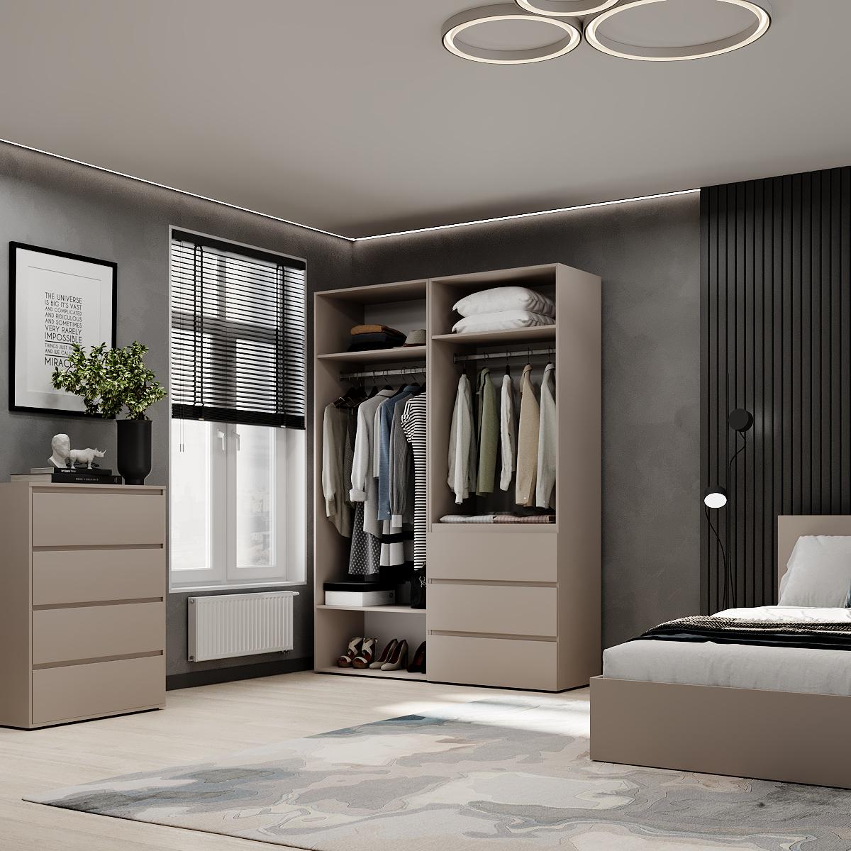 Шафа розпашна комбінована ART IN HEAD №5 Light 1600x500x2200 мм Кашемір (GALTK0514000000) - фото 4 Шафа розпашна комбінована ART IN HEAD №5 Light 1600x500x2200 мм Кашемір (GALTK0514000000) - фото 4