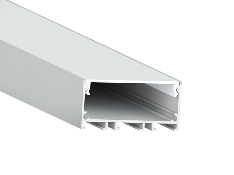 Профиль алюминиевый анодированный LEDUA АЛ-22 + рассеиватель для LED ленты накладной/подвесной 1 м (3986)