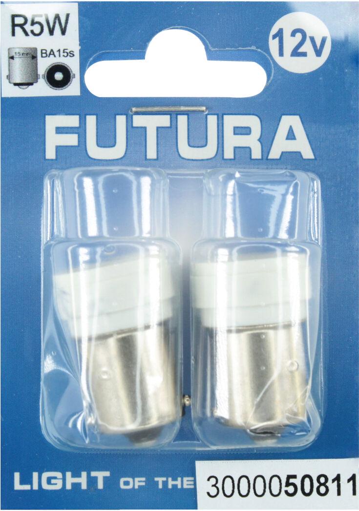 Лампочка FUTURA Черешня LED SMD 12V 6 диодов R5W BA15s 2 шт. Белый (50811)