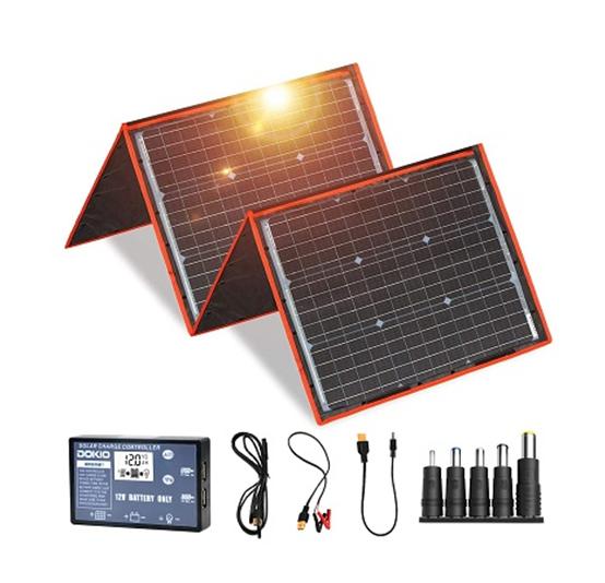 Солнечная панель складная Solar panel 160W 2xUSB + Type-C - фото 2