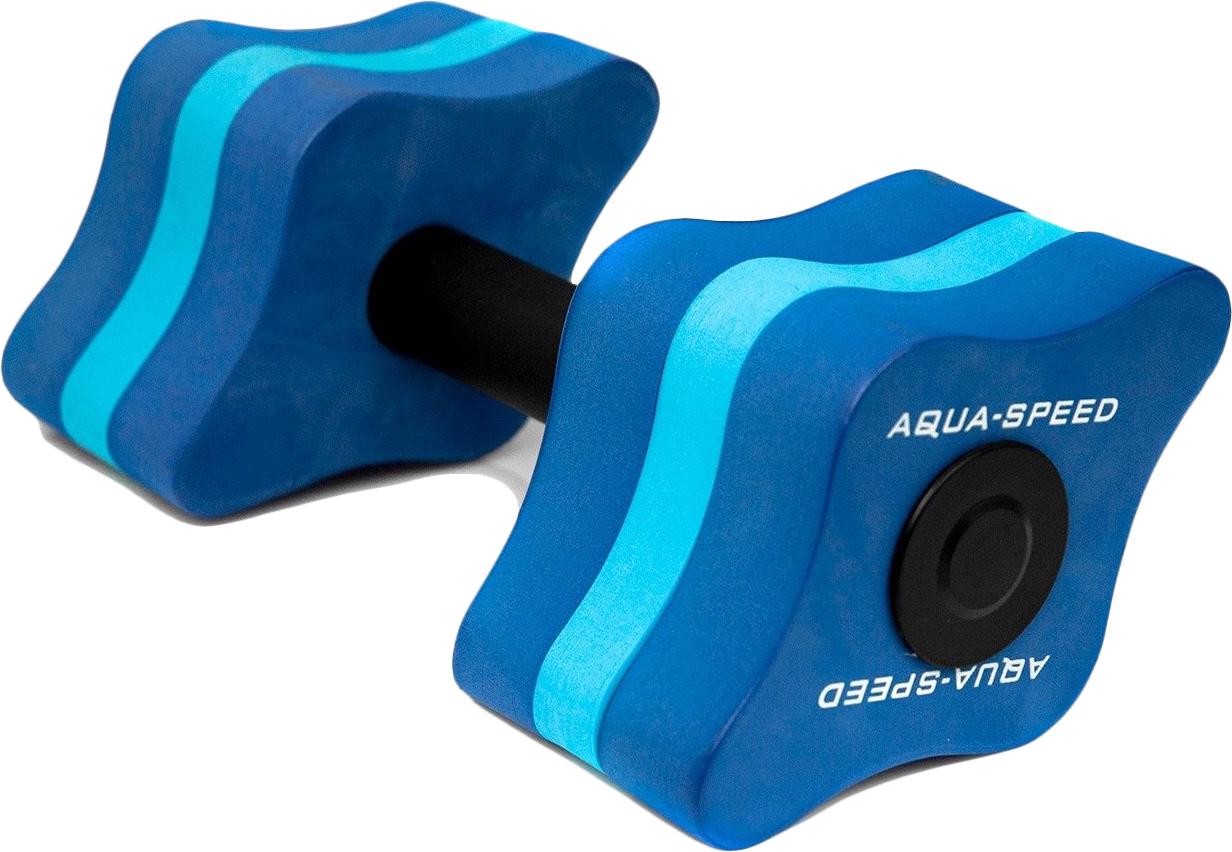 Гантели для аквафитнеса Aqua Speed AQUAFITNESS Dumbells 5647 167 Уни 11x15x8 см 2 шт. Cиний (5908217656476) - фото 2