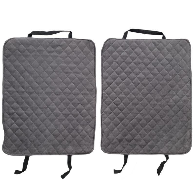 Накидки на спинки передних сидений эко-замша 2 шт. Серый (756) - фото 2 Накидки на спинки передних сидений эко-замша 2 шт. Серый (756) - фото 2