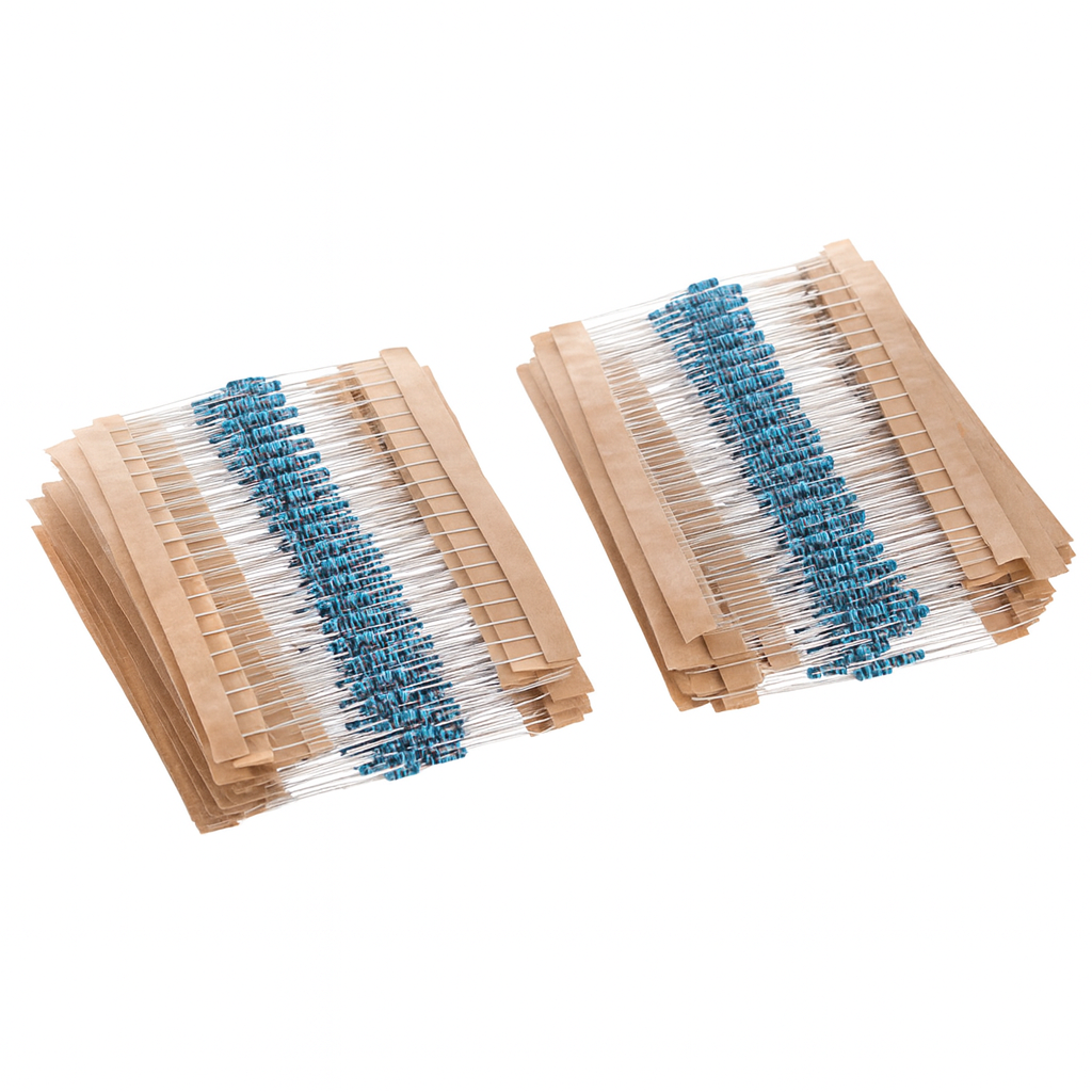 Резистор 1/4Вт MF 1% 1Ом-3МОм 2600x (294)