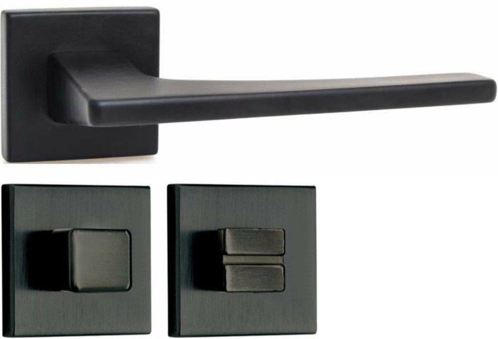 Ручки Ilavio 2846 WC-фіксатор Чорний матовий (17788wc) - фото 1 Ручки Ilavio 2846 WC-фіксатор Чорний матовий (17788wc) - фото 1