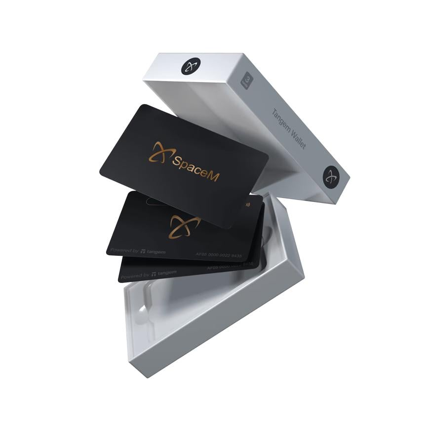 Набор карточек-кошельков для криптовалют Tangem 2.0 Wallet SpaceM 3 шт. (TG-SPACEM)