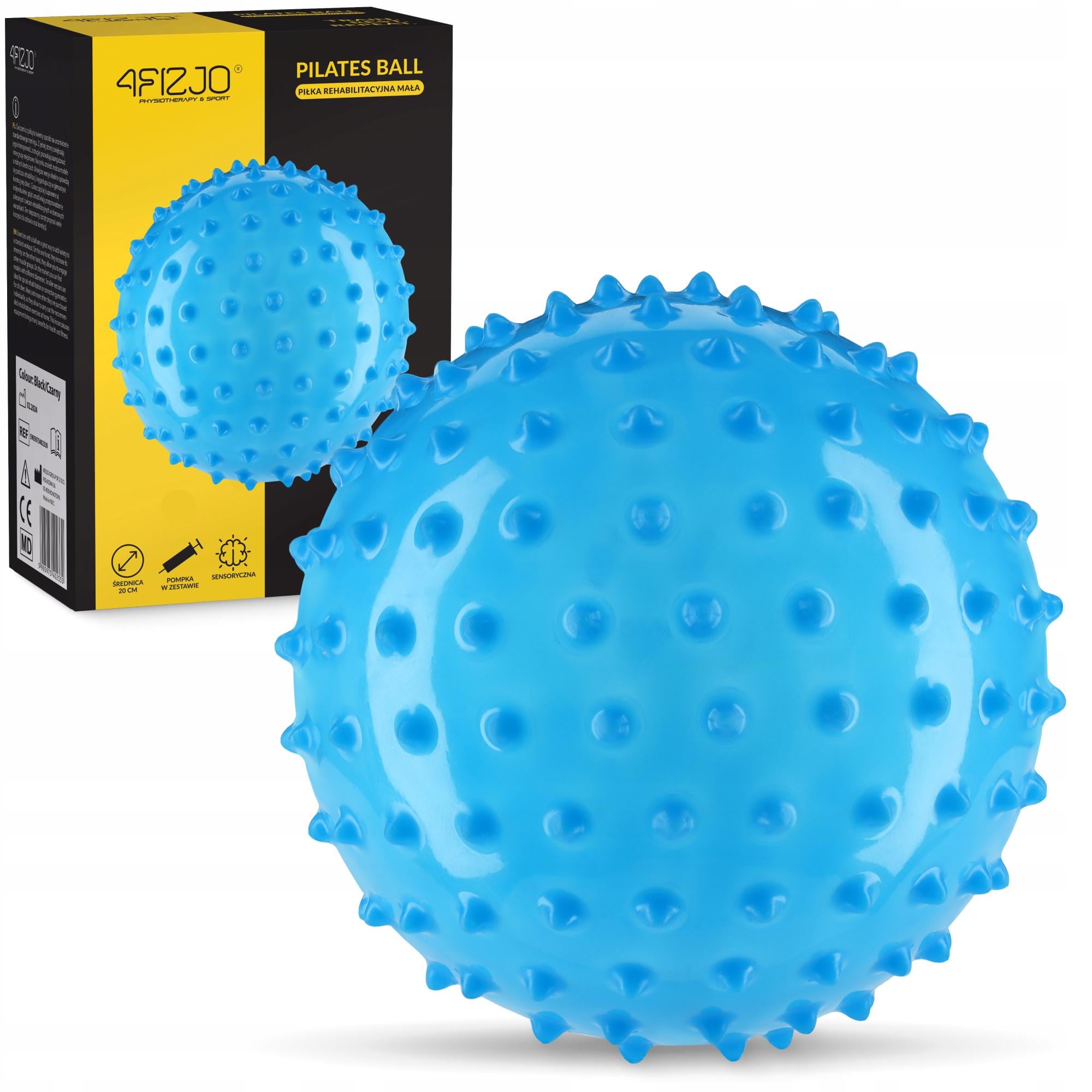 Мяч массажный для фитнеса 4FIZJO 20 см Blue (P-5905973402354) Мяч массажный для фитнеса 4FIZJO 20 см Blue (P-5905973402354)