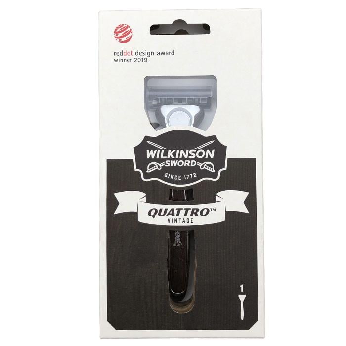 Станок для бритья Wilkinson Quattro Titanium Vintage Clampack 1 шт. (1848973570)
