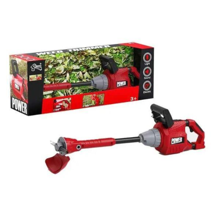 Іграшкова газонокосарка зі звуком та світловими ефектами T 1471 рухомі силіконові лопасті/тример Іграшкова газонокосарка зі звуком та світловими ефектами T 1471 рухомі силіконові лопасті/тример