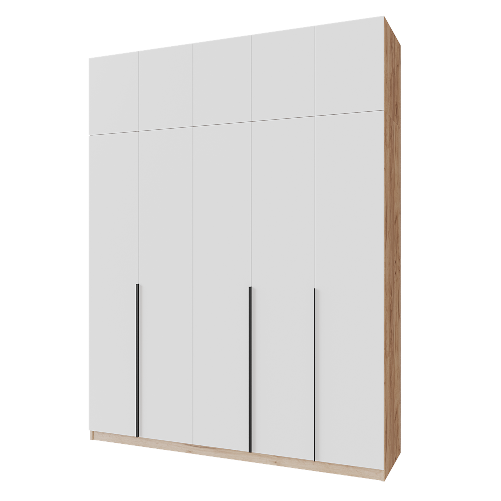 Шафа розпашна з антресолью Меблітренд Чиназес Чиа-2000.4 2000х500х2450 мм Дуб крафт золотий/Білий (26842029) - фото 1 Шафа розпашна з антресолью Меблітренд Чиназес Чиа-2000.4 2000х500х2450 мм Дуб крафт золотий/Білий (26842029) - фото 1