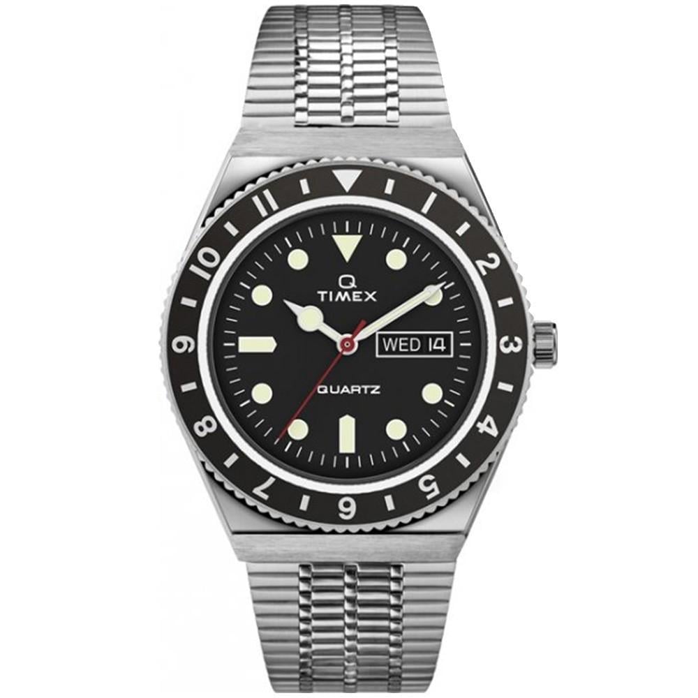 Наручные часы мужские Timex Q Diver кварцевые Silver (Tx2u61800)