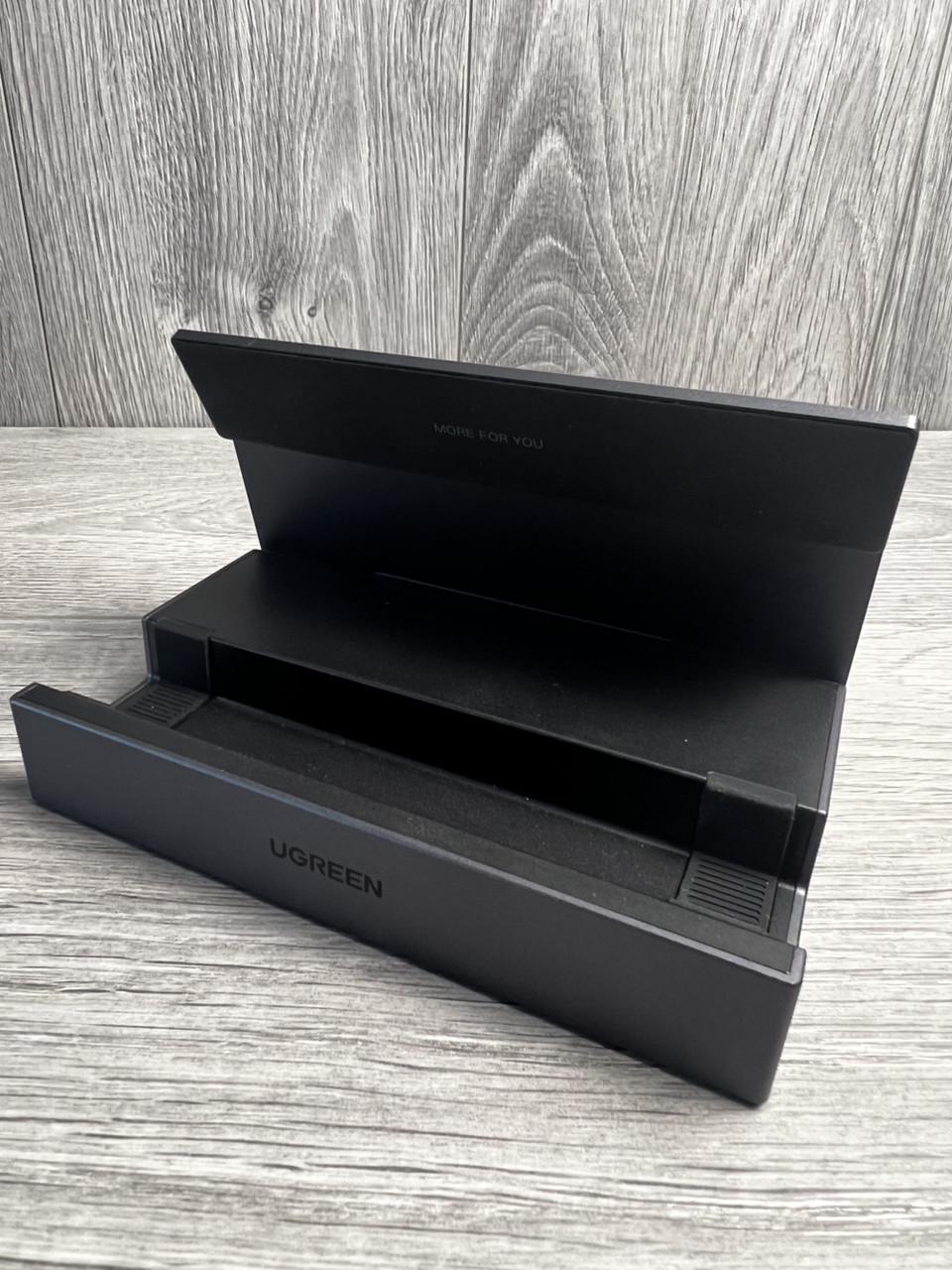 Док станция UGREEN CM800 9в1 с подставкой 4K 120Hz DisplayPort PD 100W Ethernet USB 3.2 TF/SD Grey - фото 4 Док станция UGREEN CM800 9в1 с подставкой 4K 120Hz DisplayPort PD 100W Ethernet USB 3.2 TF/SD Grey - фото 4