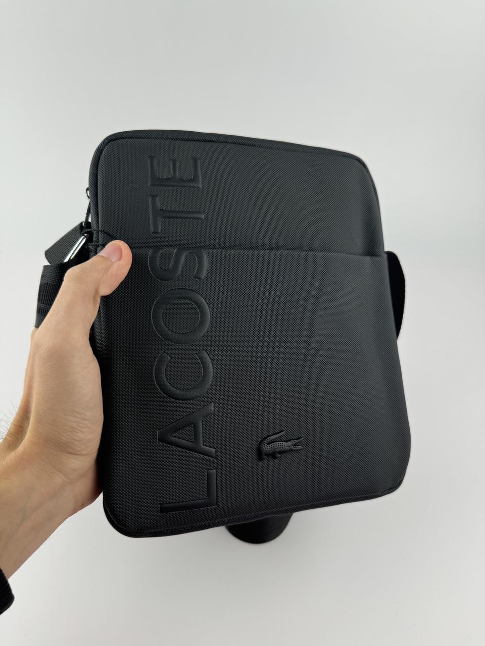 Мужская сумка через плечо Lacoste Черный (2400640455) - фото 5 Мужская сумка через плечо Lacoste Черный (2400640455) - фото 5