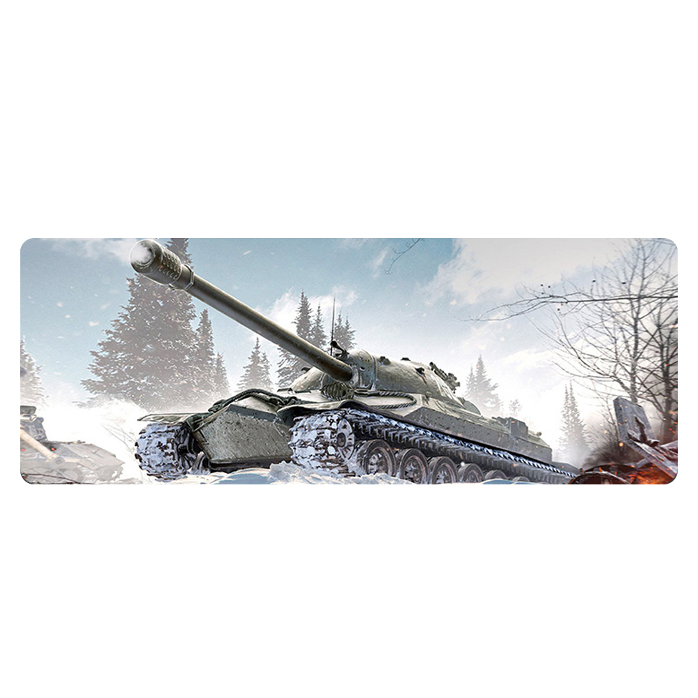 Килимок для миші ігровий World of tanks 60 тканинний нековзна основа 300х700х2 мм (YUT_V3446)
