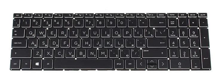 Клавіатура для ноутбуків HP Pavilion 250 G7/250 G8/15-DA/15-DB/15-DF/15-EC/15-CN/15-CW/15-CX/15-DK/17-BY/17-CA/17-CD під підсвічування (10113)