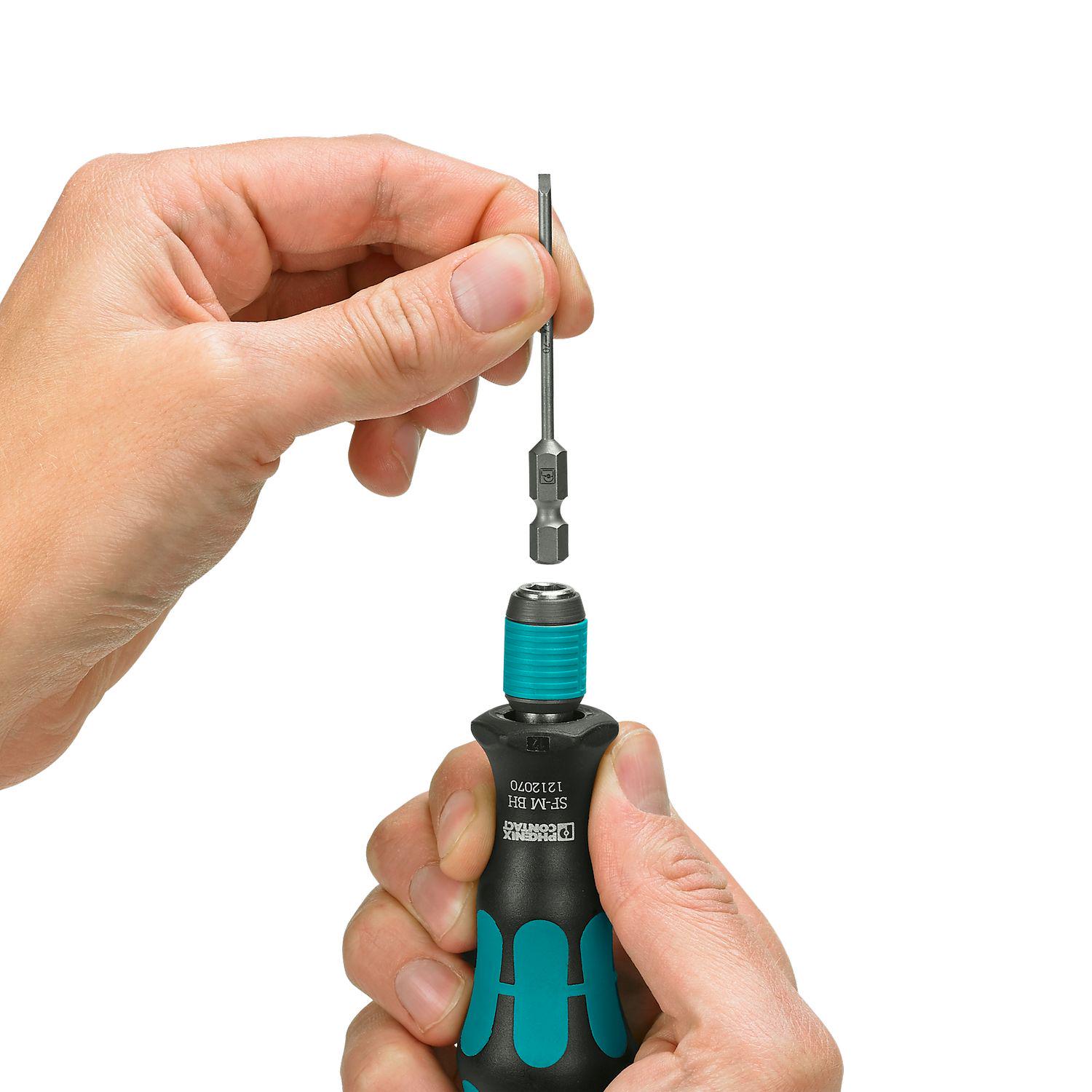 Викрутка бітова Phoenix Contact SF-M BH з швидкозмінним патроном 1/4 (1212070) - фото 2 Викрутка бітова Phoenix Contact SF-M BH з швидкозмінним патроном 1/4 (1212070) - фото 2