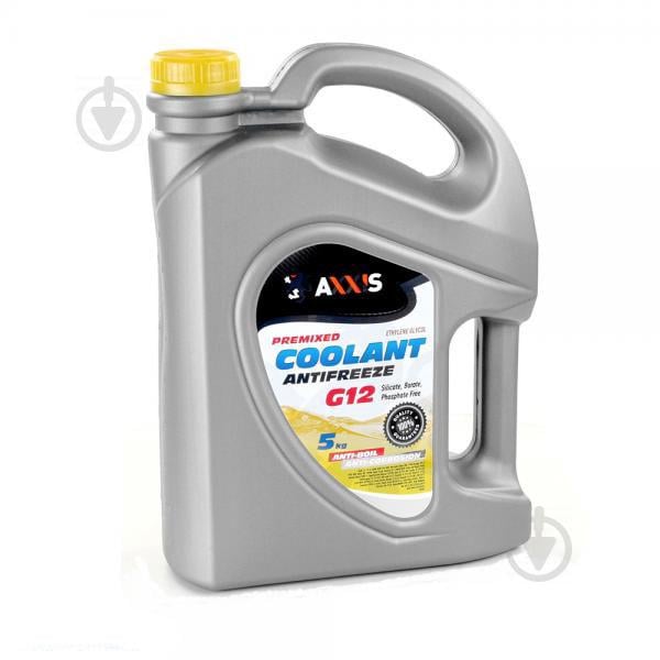 Антифриз AXXIS G12 Сoolant 48021029828 YELLOW 5 кг