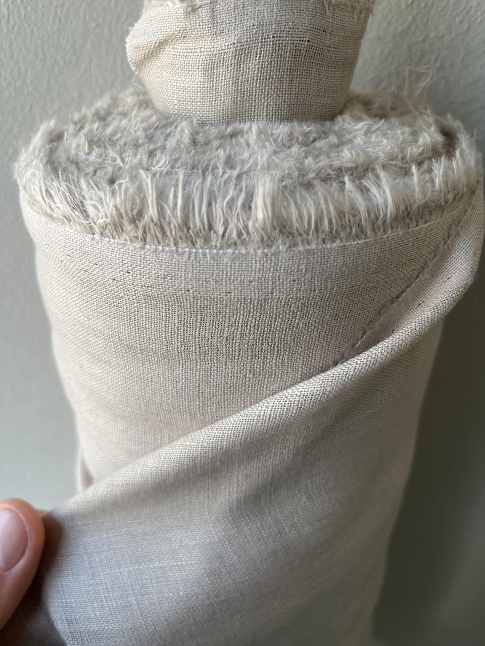 Ткань натуральная Linen Plus 100% лен марля Бежевый 943/330 - фото 2