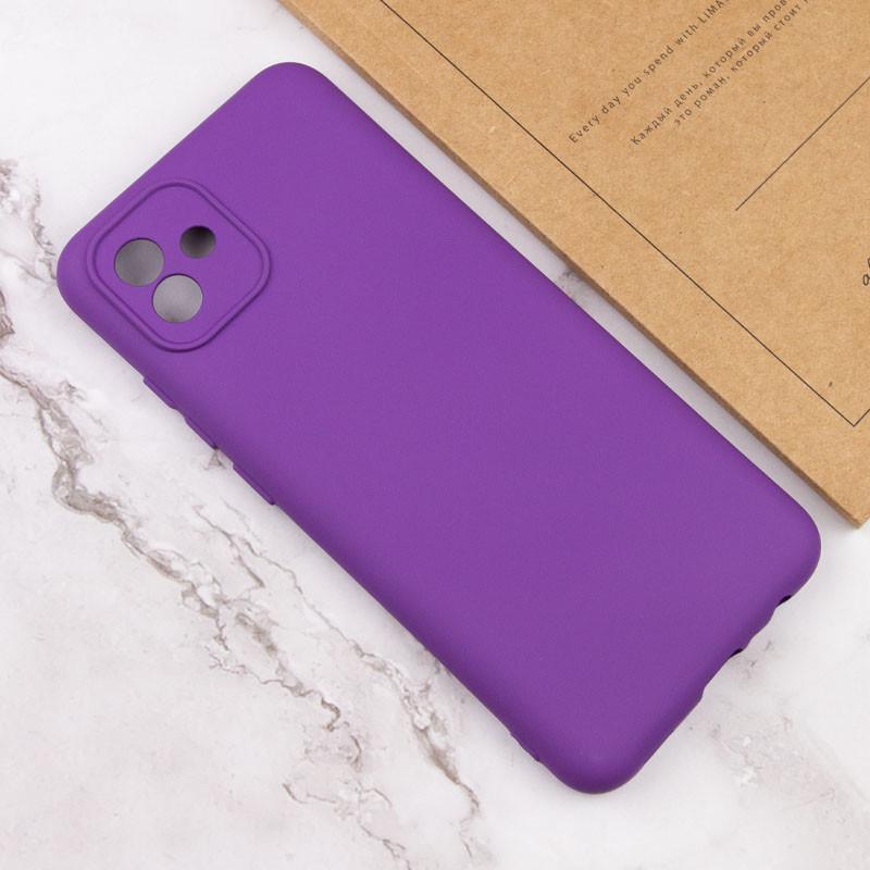 Противоударный Чехол Silicone Cover Lakshmi Full Camera (AAA) для Samsung Galaxy A04e Фиолетовый / Amethyst - фото 4