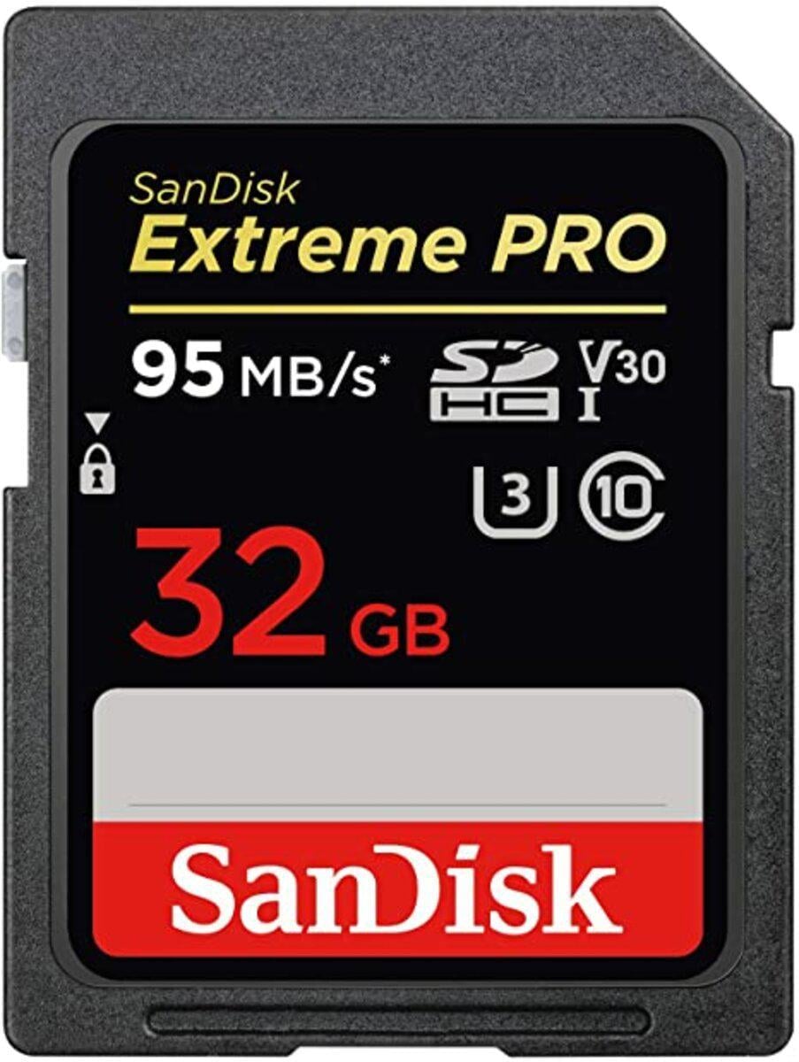 Карта памяти SDHC SanDisk Extreme Pro 32 Gb Class 10 V30 95 Mb/s