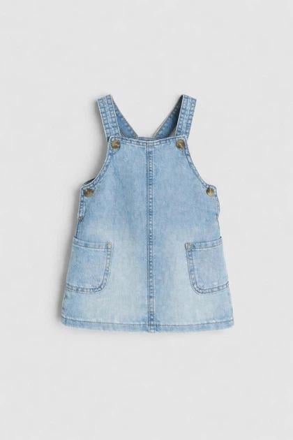 Платье H&M 1126367 86 см Голубой деним