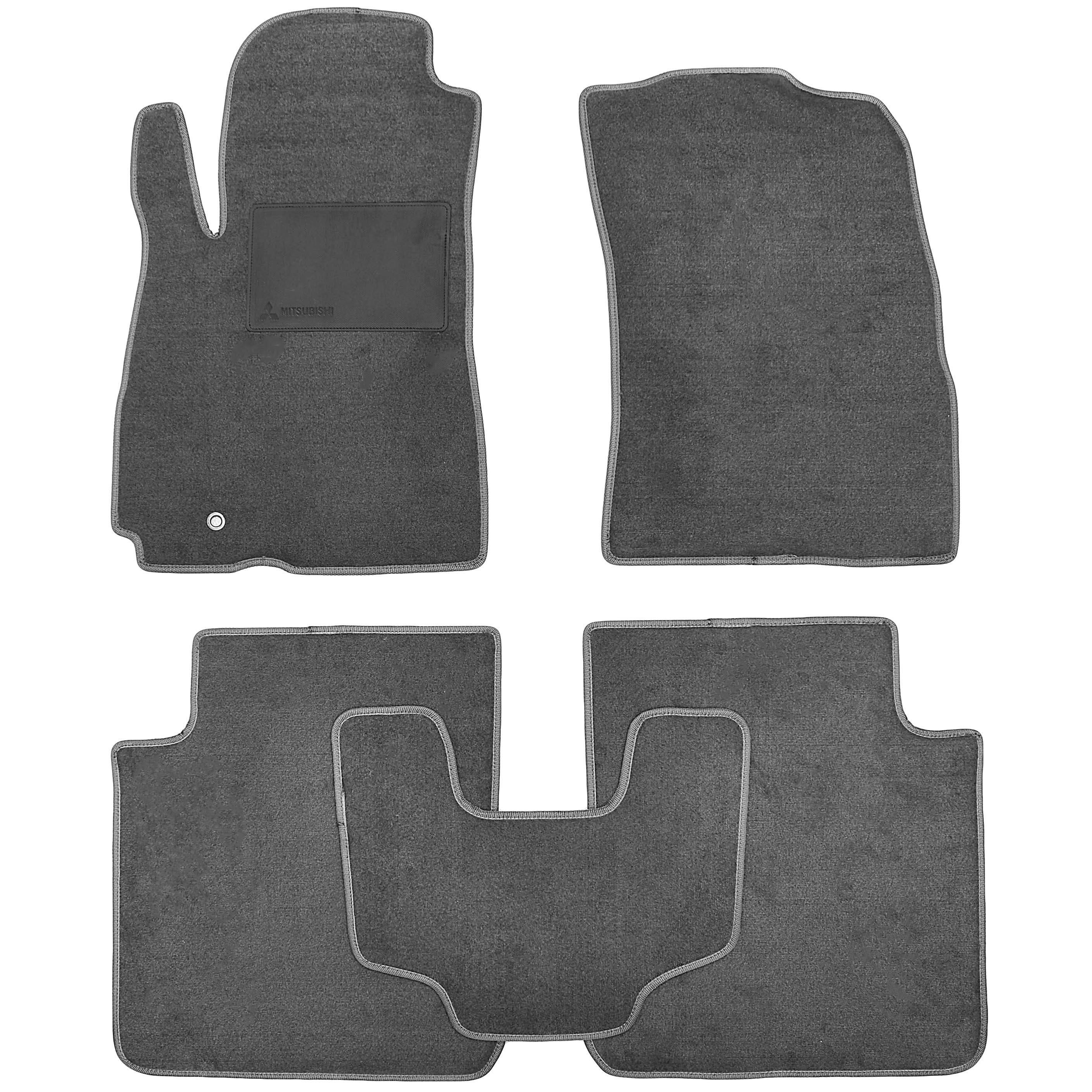 Коврики в салон Optimal для Mitsubishi Outlander '03-07 текстильные Серый