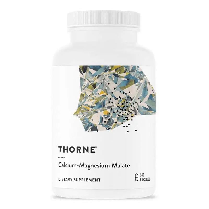 Кальцій та магній Thorne Calcium-Magnesium Malate 240 капс. (21895-01)