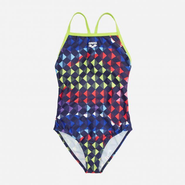 Купальник для девочек Arena CARNIVAL LIGHTDROP BACK 140 см Мягкий зеленый/Разноцветный (3468336869697)