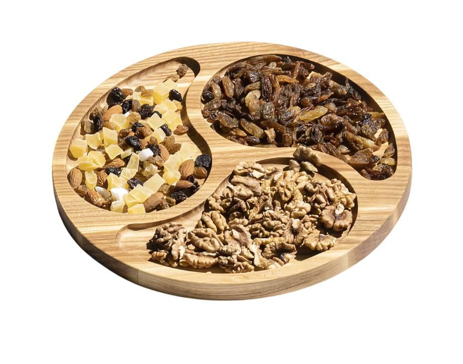 Доска для подачи блюд BVD36 Волна из ясеня 25 см (4313)