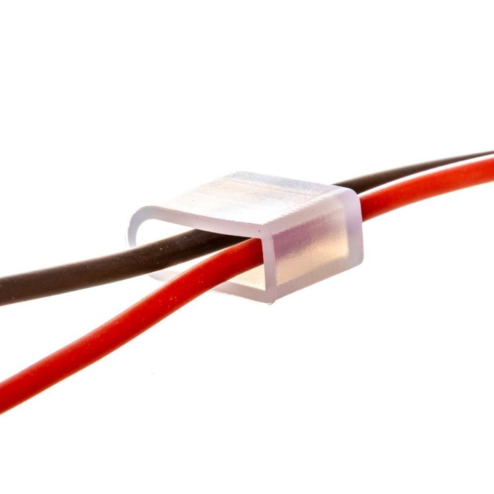 Комплектующие к LED неону AVT 6 мм 12 В 2 провода 2 заглушки (1018579)