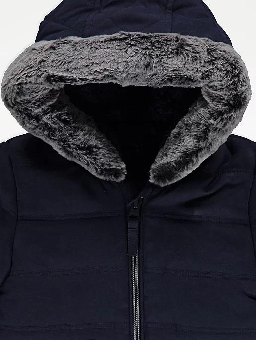 Комбинезон для мальчика зимний George 56 см-62 Blue (629190) - фото 3 Комбинезон для мальчика зимний George 56 см-62 Blue (629190) - фото 3