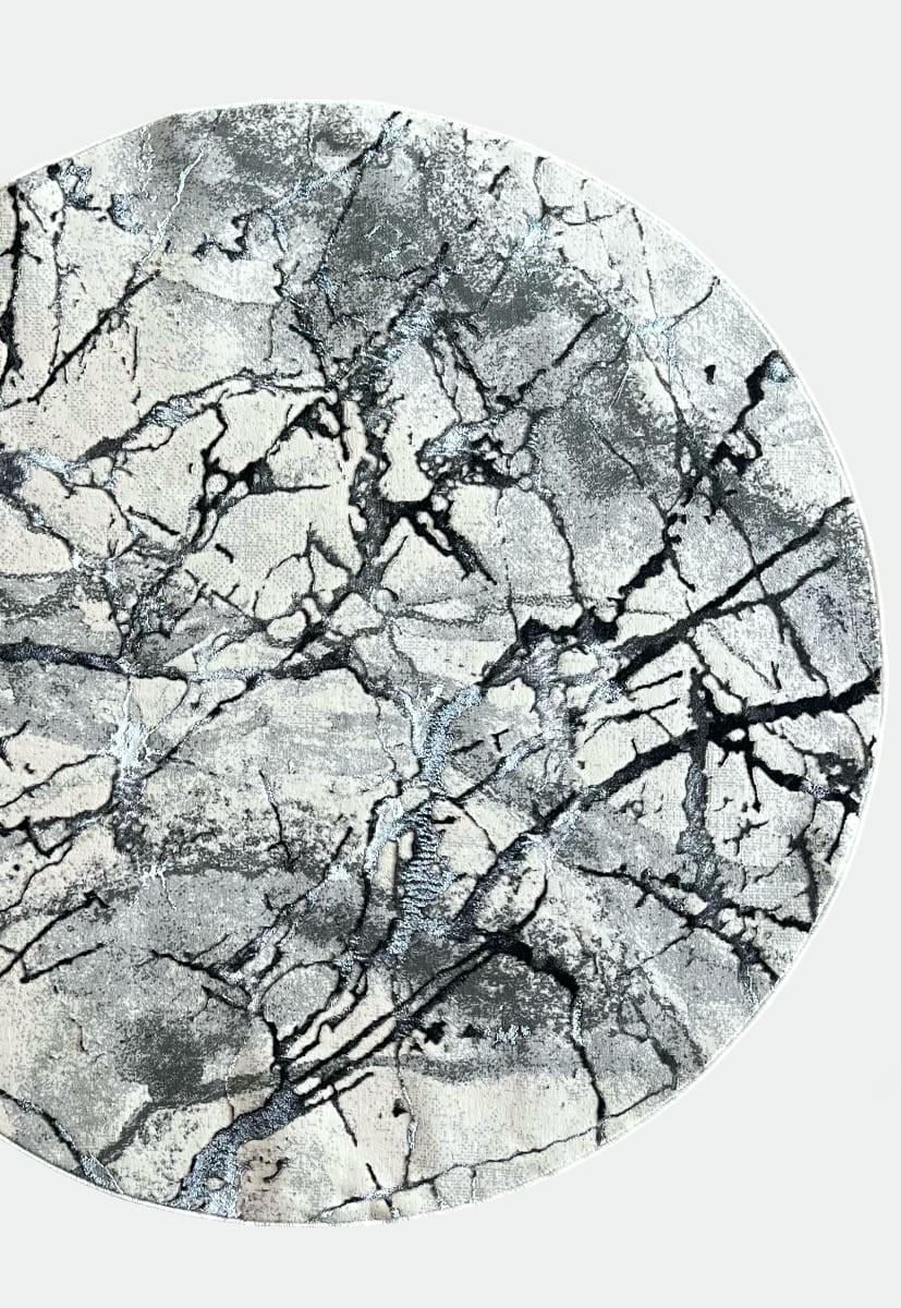 Килим з коротким ворсом Palermo MZ34C коло 200x200 см Cream (96612020)