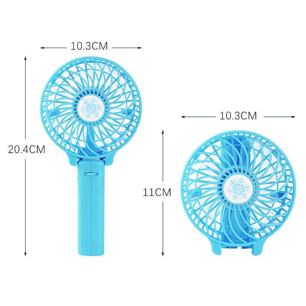 Вентилятор портативний Handy Mini Fan Синій (200713) - фото 3 Вентилятор портативний Handy Mini Fan Синій (200713) - фото 3
