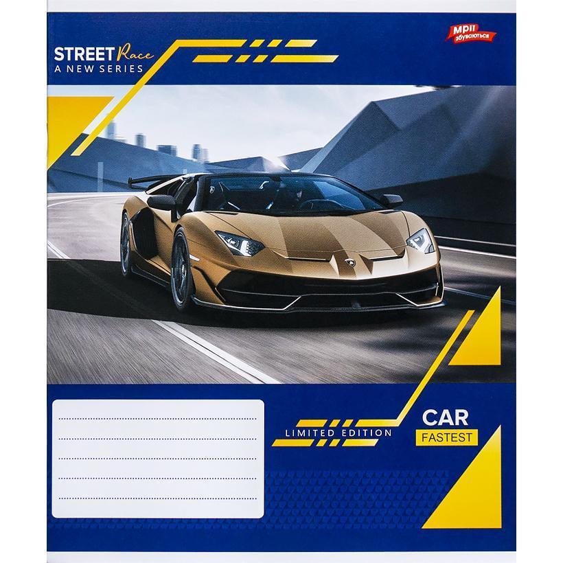Тетрадь ученическая Мрії збуваються Street Race 3476M Вид 2 А5/48 линейка