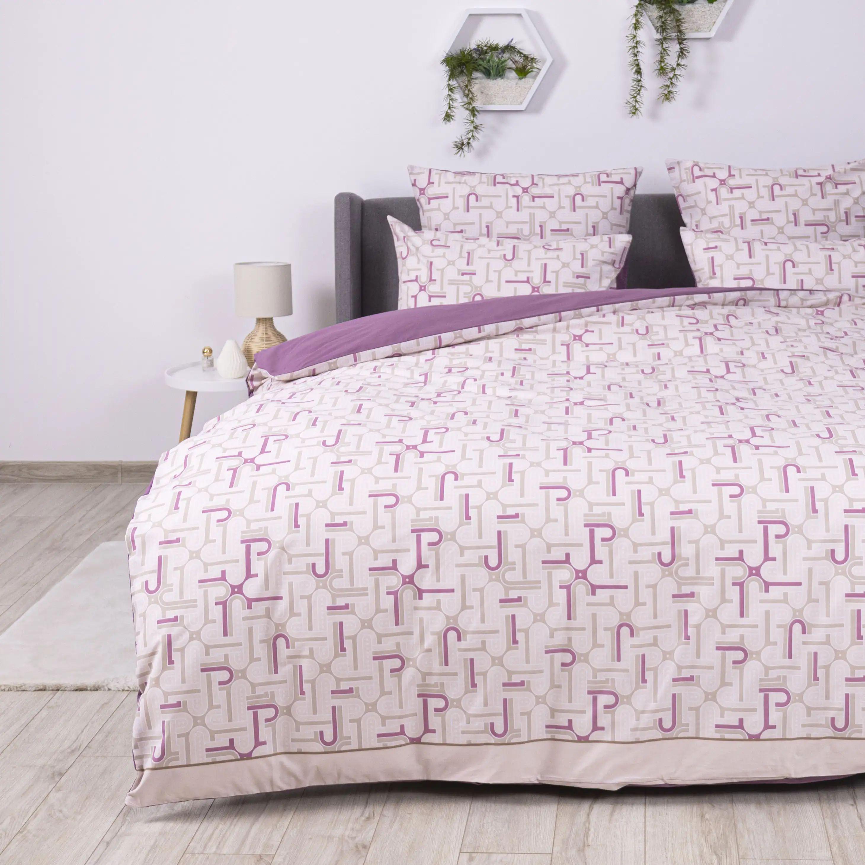 Комплект постільної білизни гіпоалергенний ТЕП Нескінченність 115 г/кв. м євро з наволочками 70x70 см Рожевий (13030200215)