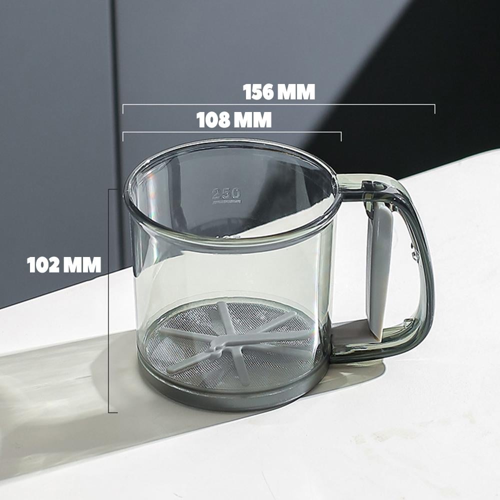 Кружка с ситом-просеивателем для муки 300 мл (PRSVMK-0816) - фото 6 Кружка с ситом-просеивателем для муки 300 мл (PRSVMK-0816) - фото 6
