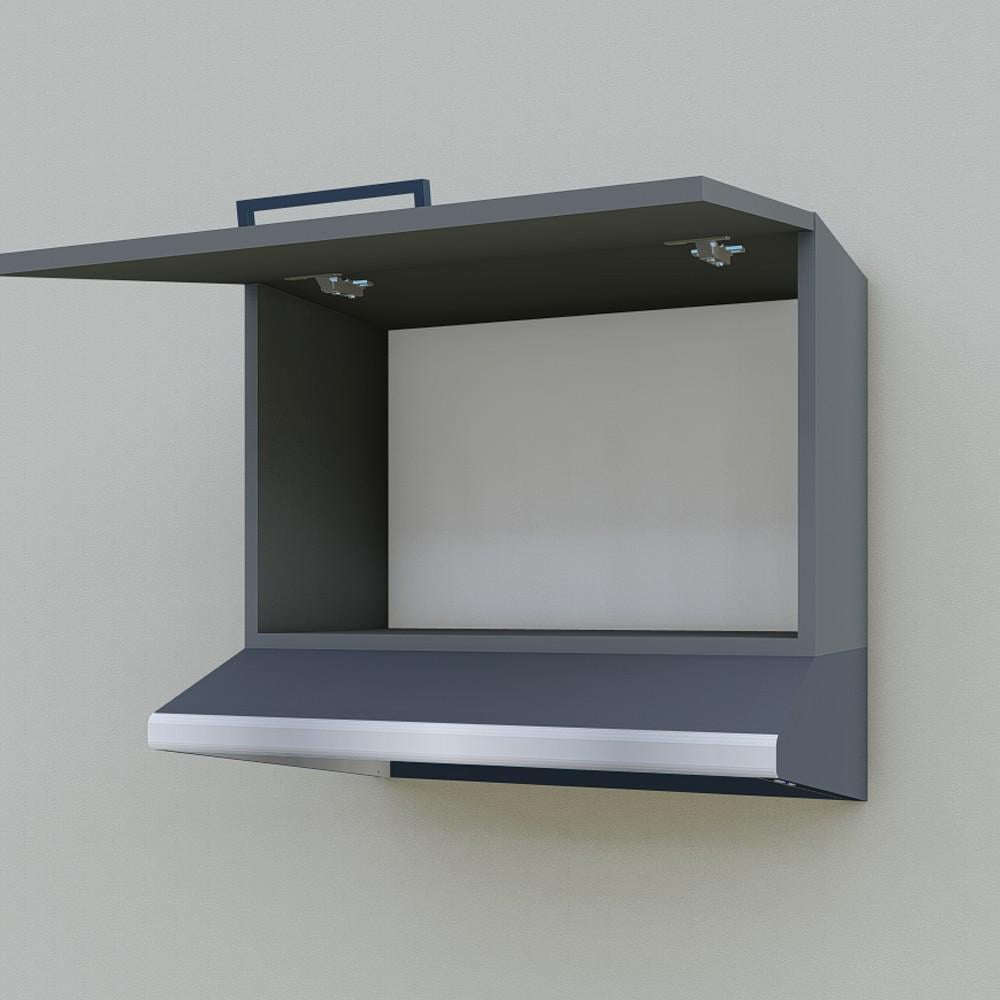 Шафа навісна Opendoors МП2 для кухні під витяжку 600 мм Графітовий (МП2/9) - фото 4 Шафа навісна Opendoors МП2 для кухні під витяжку 600 мм Графітовий (МП2/9) - фото 4