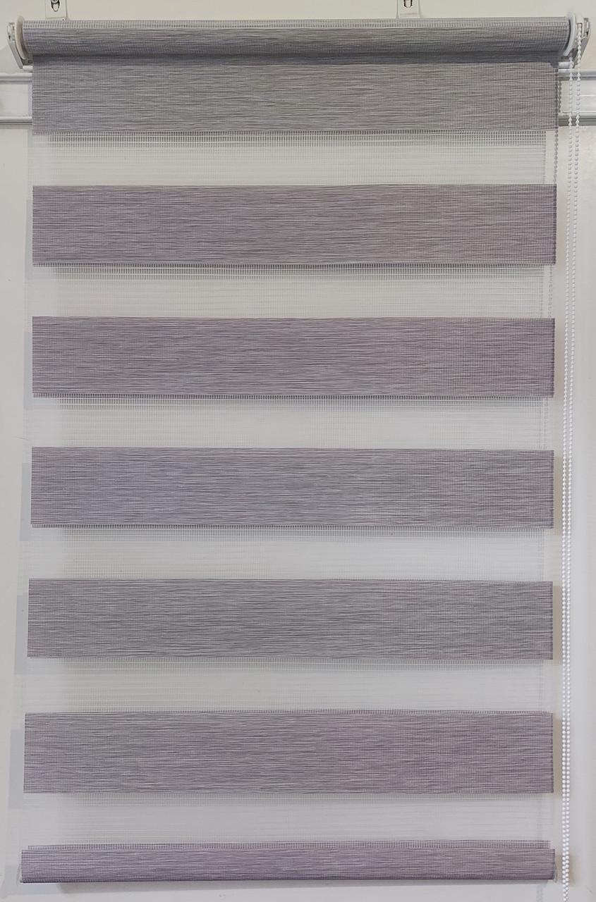 Рулонная штора день-ночь Miranda ВМ-3003 37,5х200 см Серый (ВМ-3003-65)