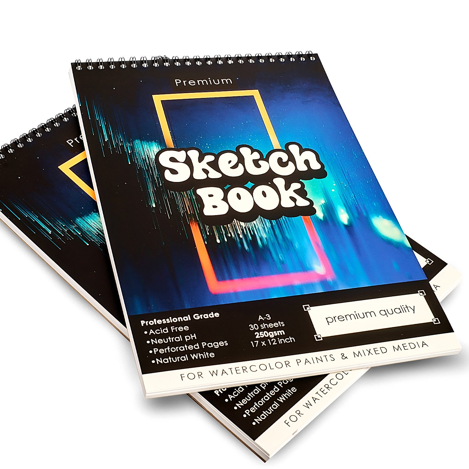 Папір А3 250 г/м² Sketch Book для скетчінга для малювання альбом 30 листів