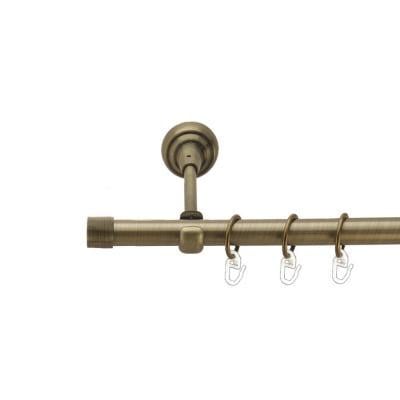 Карниз для штор Orvit Заглушка однорядный 19 мм 200 см Антик (000-7545)