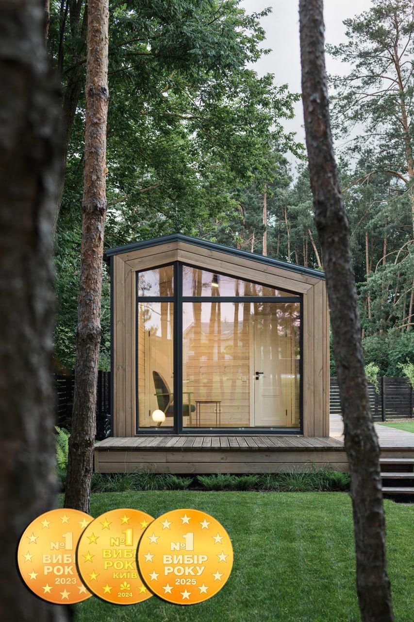 Модульный дом SCANDI Mobility CAMP дерево 15,32 кв.м