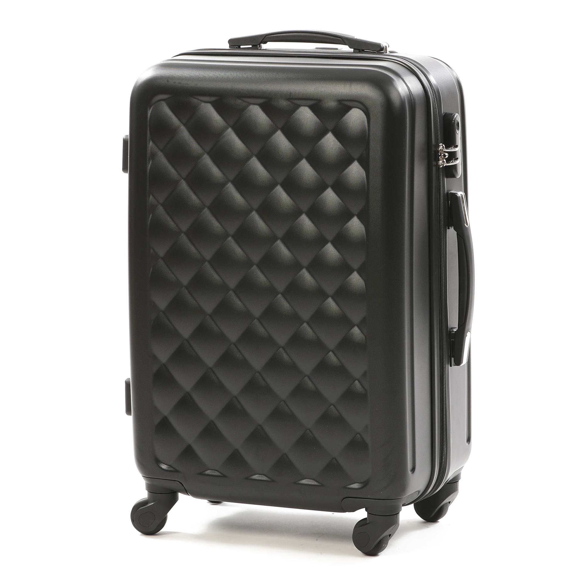 Валіза пластикова Hachi 013 маленька Чорний