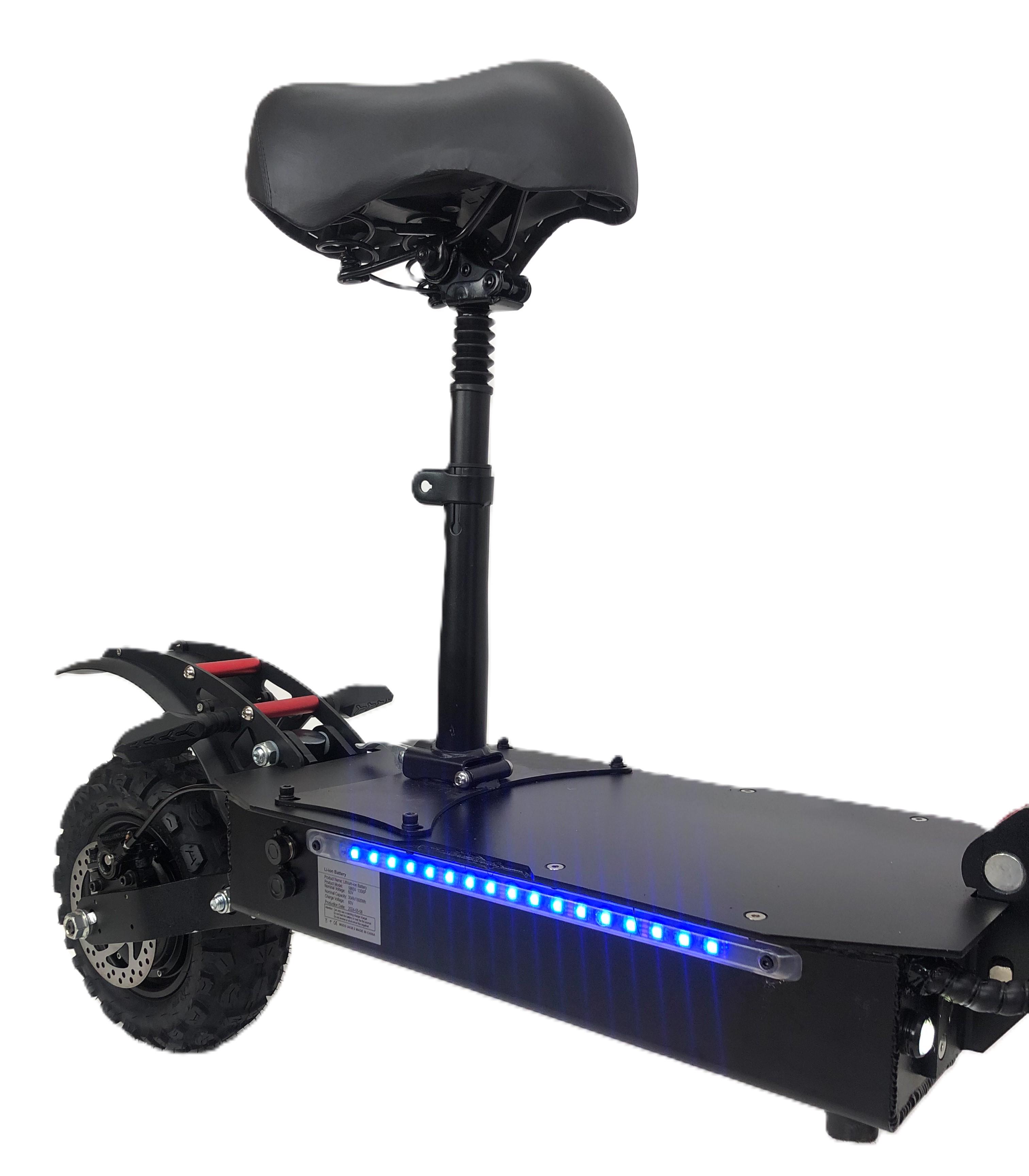 Електросамокат TESLA 4000 3000W х2 60V 30Ah NFC ключ - фото 10