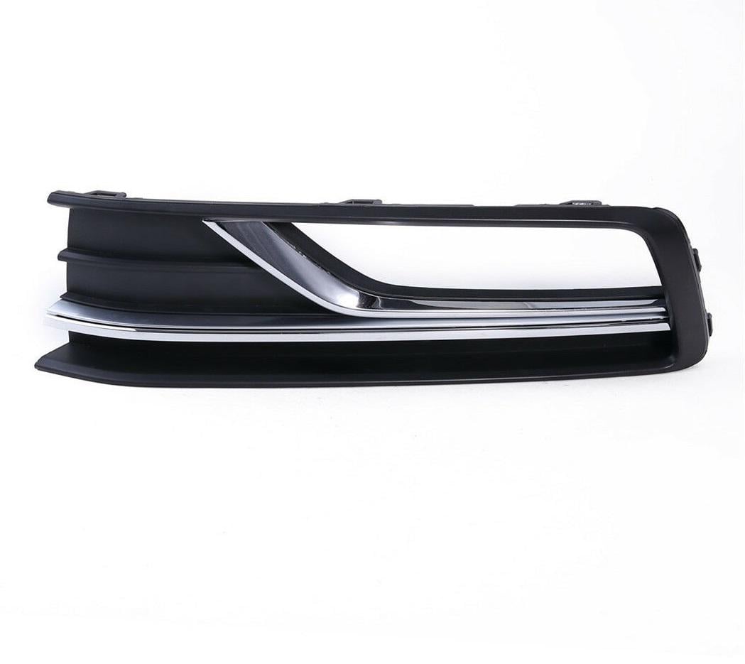 Решітка бампера AVTM Volkswagen Passat B8 15 - USA ліва з отвором для протитуманок 2 з молдингами Хром (7442 911)