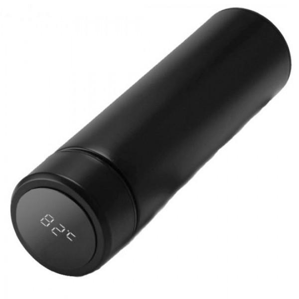 Термос-чашка з датчиком температури Unique UN-1006 500 мл Чорний