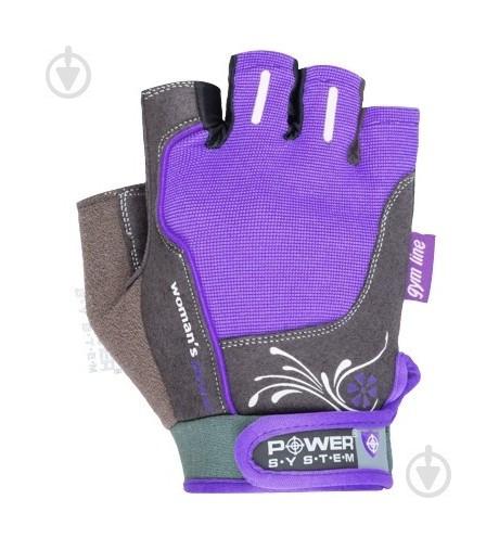 Перчатки для фитнеса и тяжелой атлетики Power System Woman Power PS-2570 XS Purple