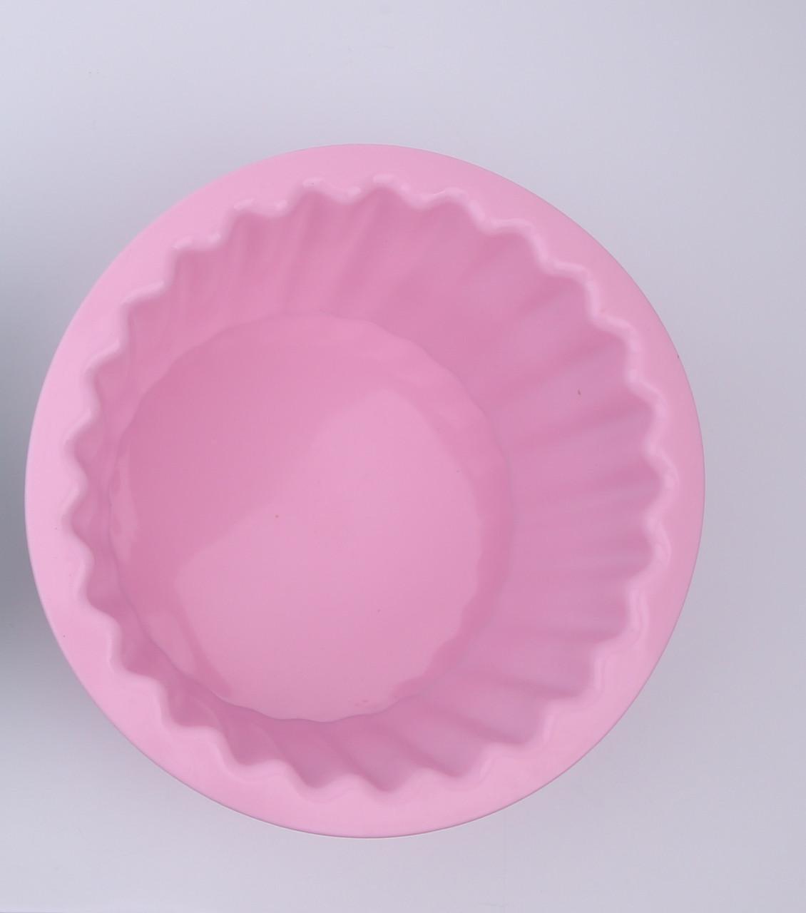 Форма силиконовая для выпечки Корзина 17 см Розовый (2358827419)