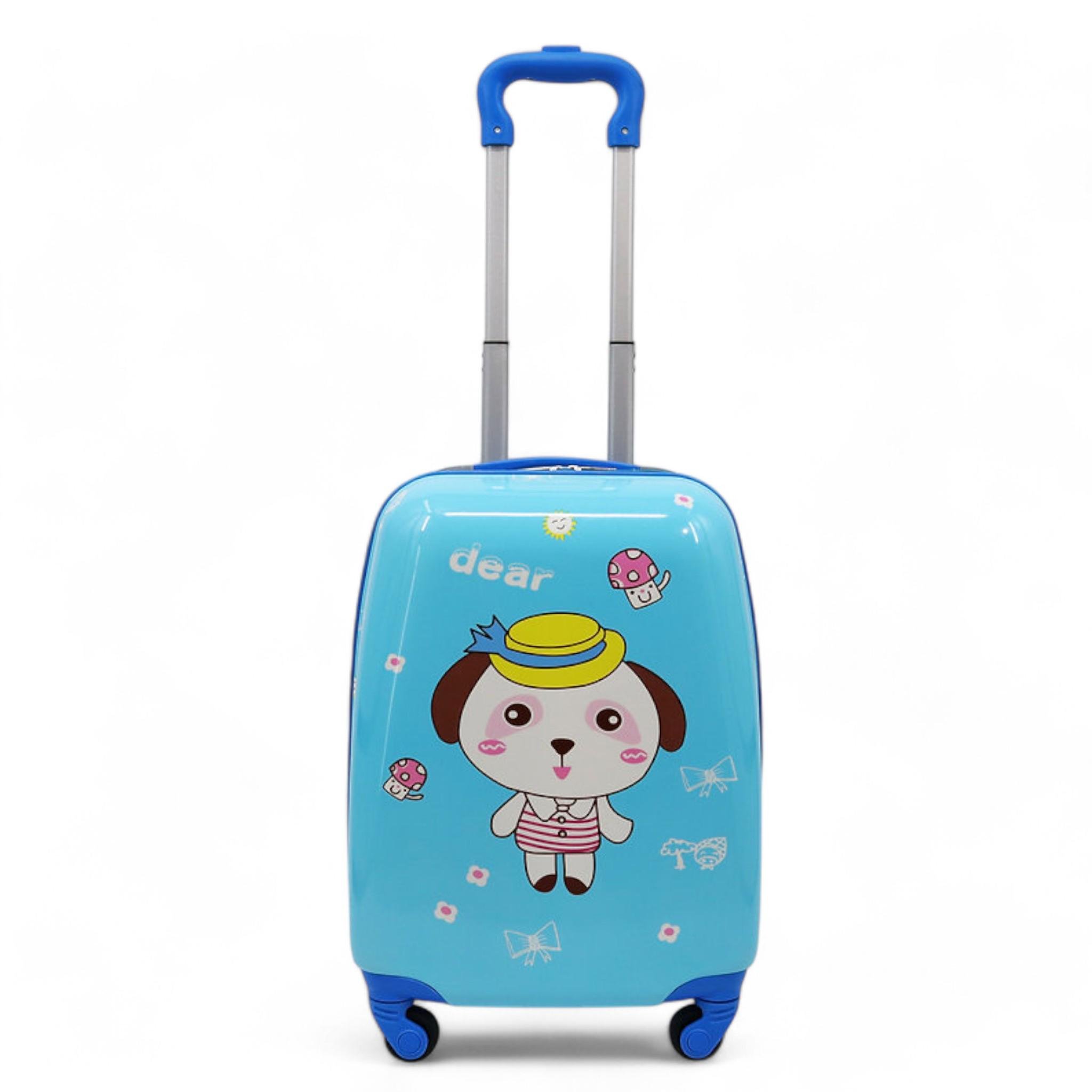 Чемодан детский Flybeg Happy Puppy ABS-пластик на 4 колесиках 30 л (S_A-15)